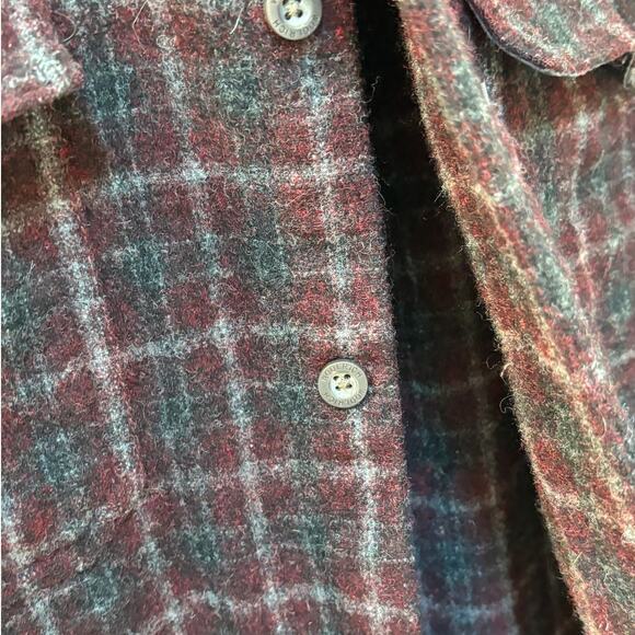 Vintage 2005 Woolrich Men's Shirt Jacket 100% Wool - L - Picture 4 of 10